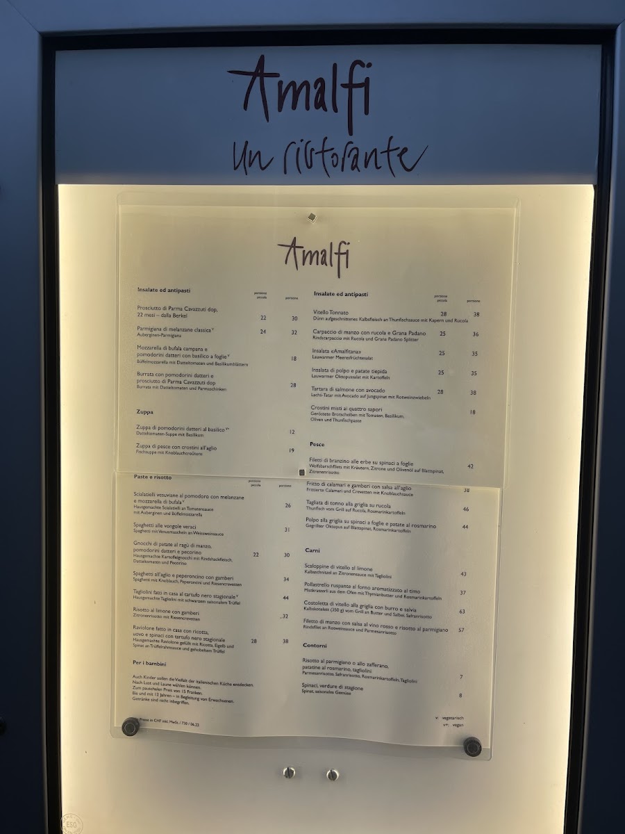 Ristorante Amalfi Photo Menu 2