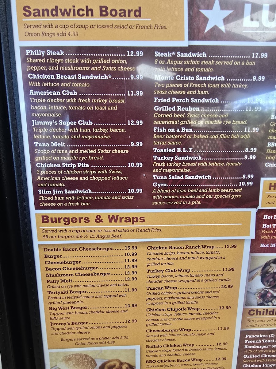 Red Star Diner - Temperance, MI Photo Menu 3