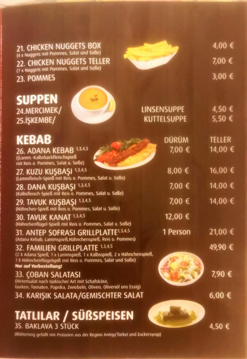 Antep Sofrası Hasan Ustanın yeri -Mi Casa Photo Menu 1