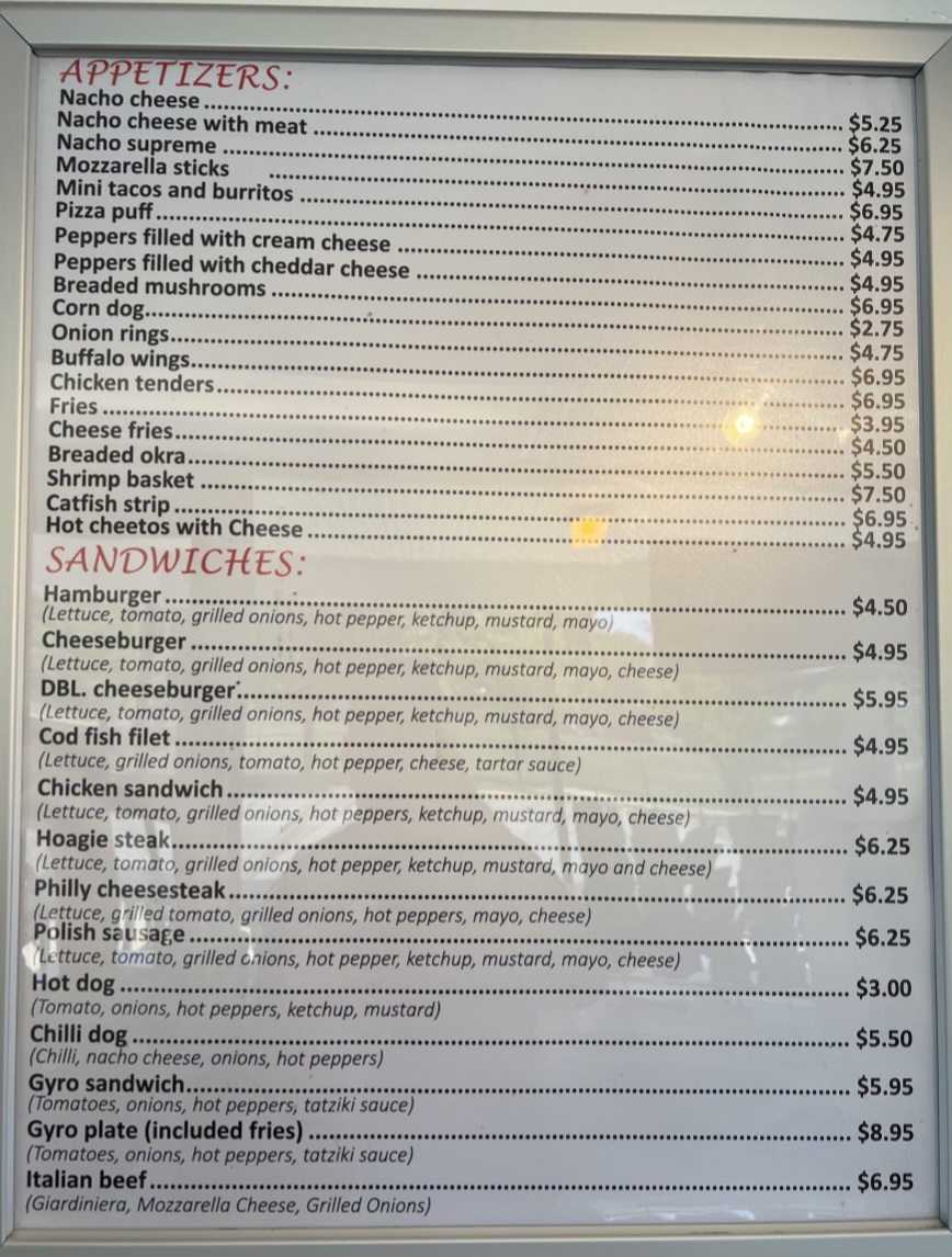 Deri Delite Photo Menu 2
