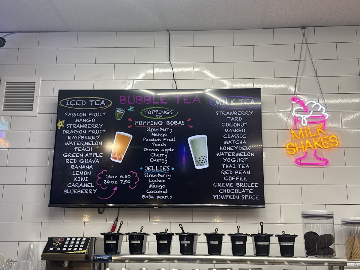 The Hollywood Ice Cream Co. Photo Menu 1