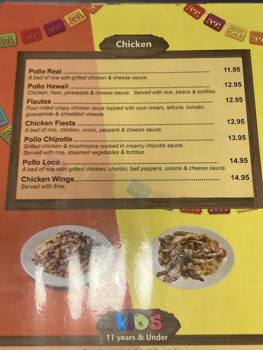 TONY'S Mexican Kitchen Photo Menu 4