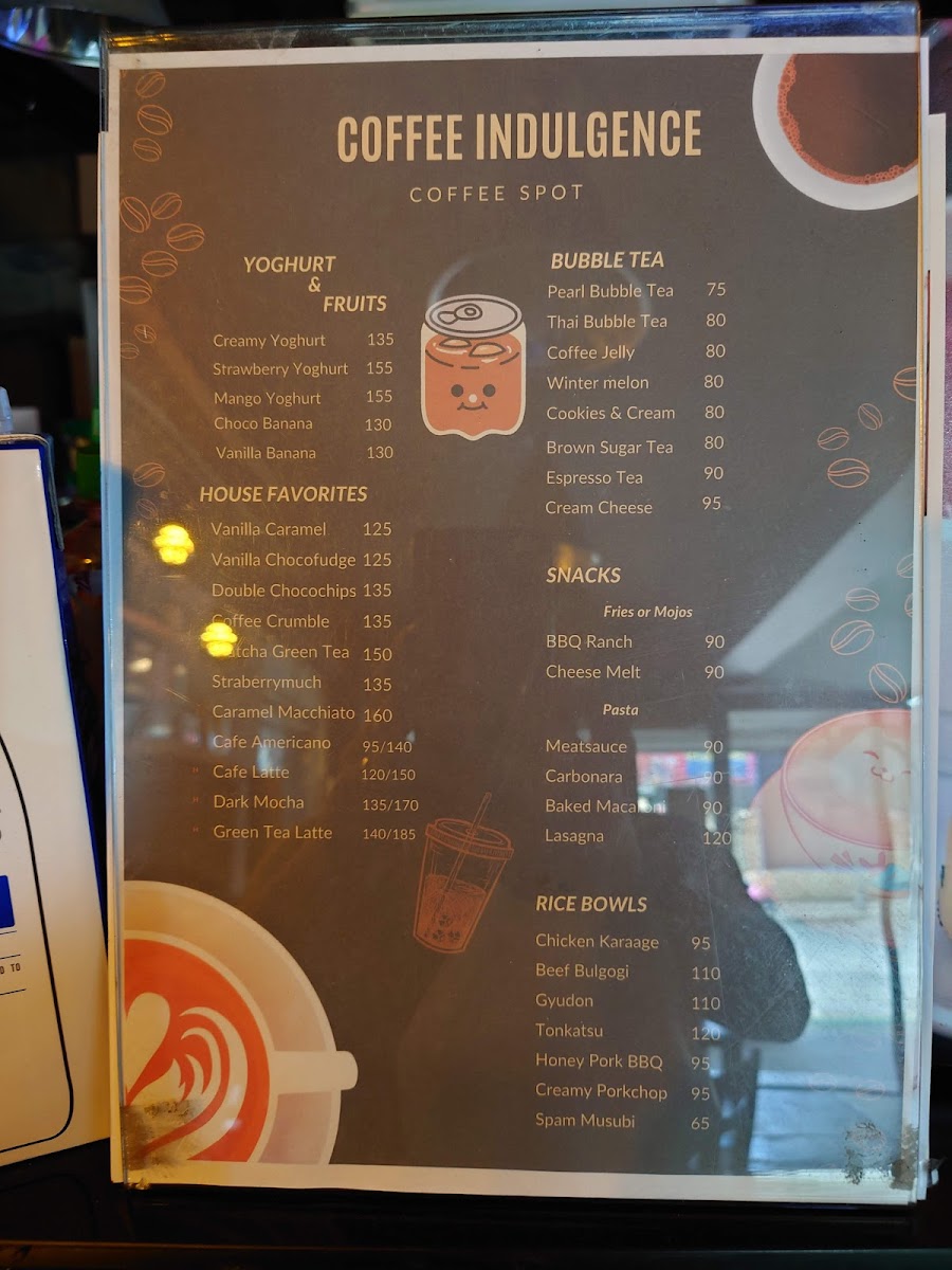 Coffee Indulgence Photo Menu 1