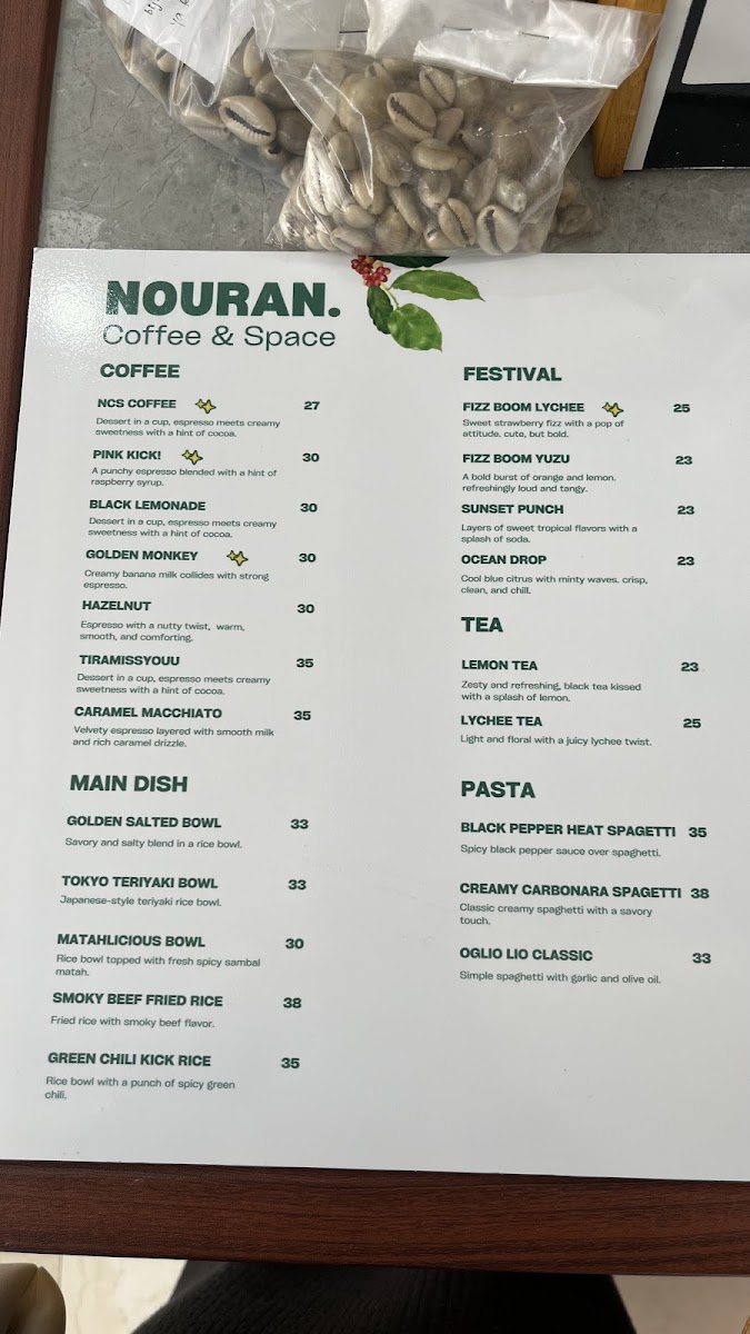 Nouran Coffee & Space Photo Menu 3