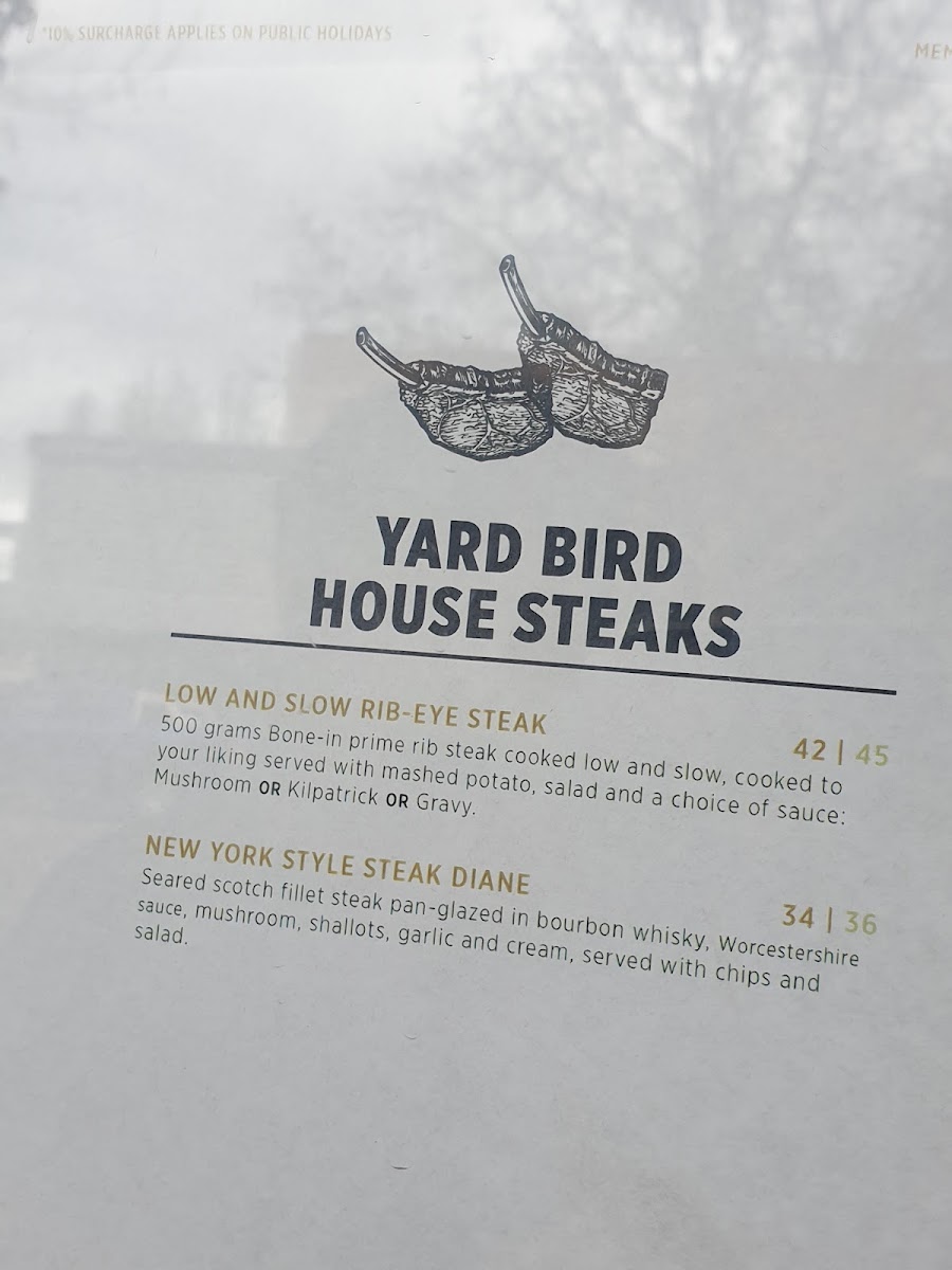 Yard Bird Photo Menu 3