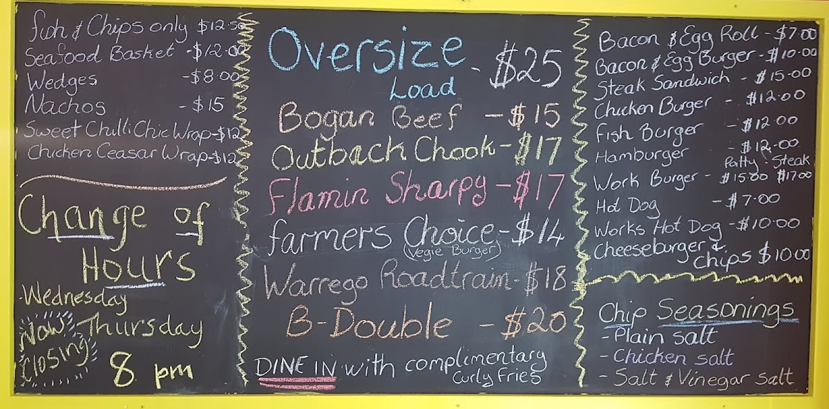 Charleys Creek Cafe Photo Menu 10