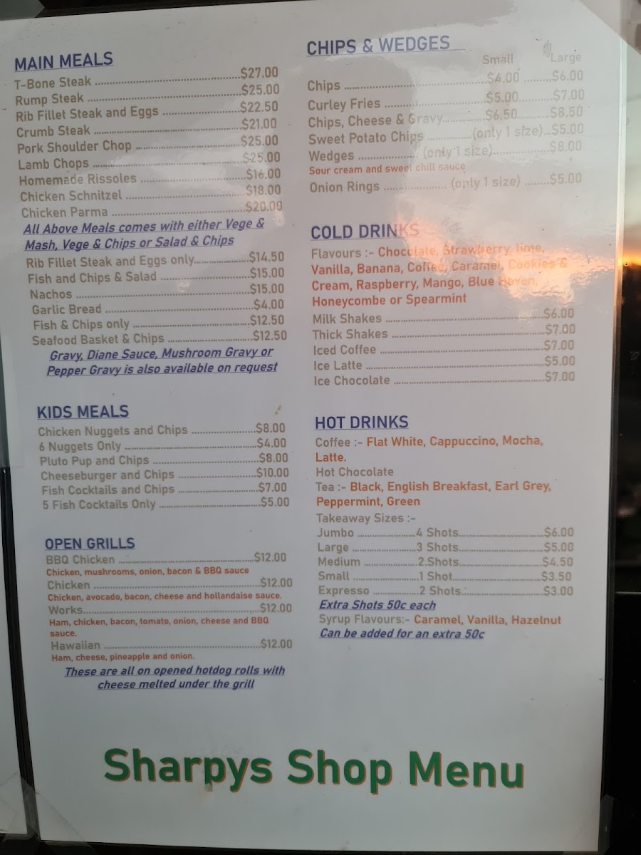 Charleys Creek Cafe Photo Menu 7