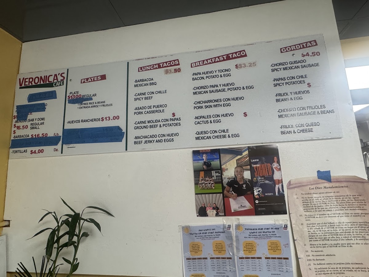 Veronica's Cafe Photo Menu 10