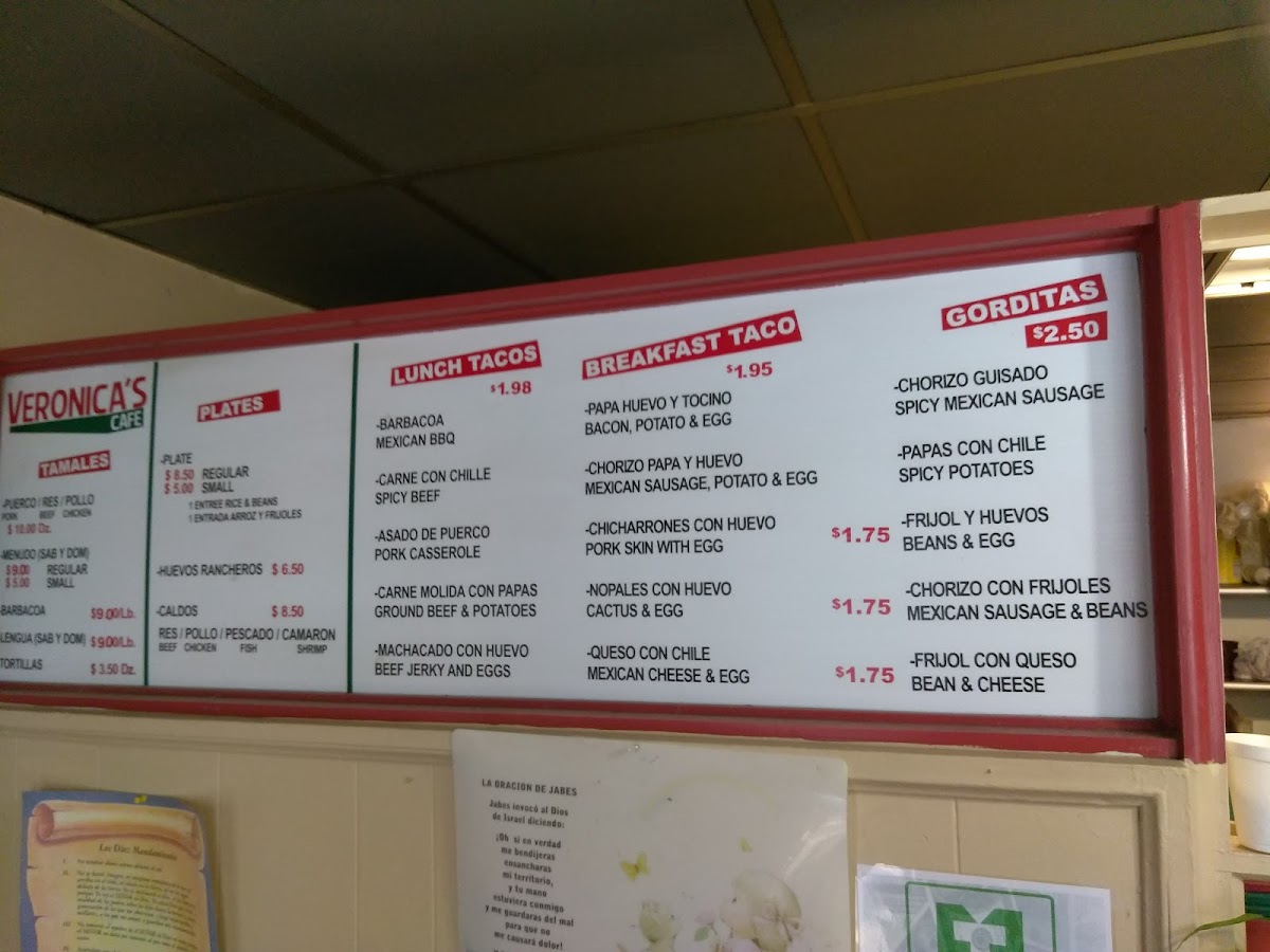 Veronica's Cafe Photo Menu 8