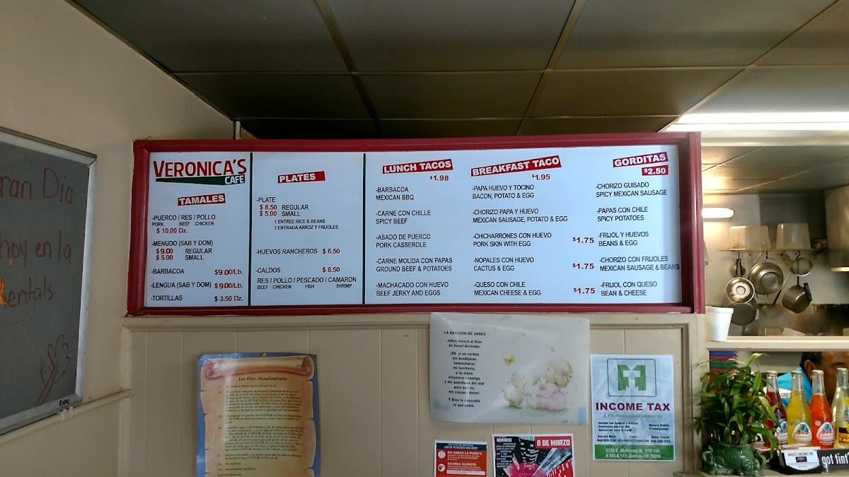 Veronica's Cafe Photo Menu 9