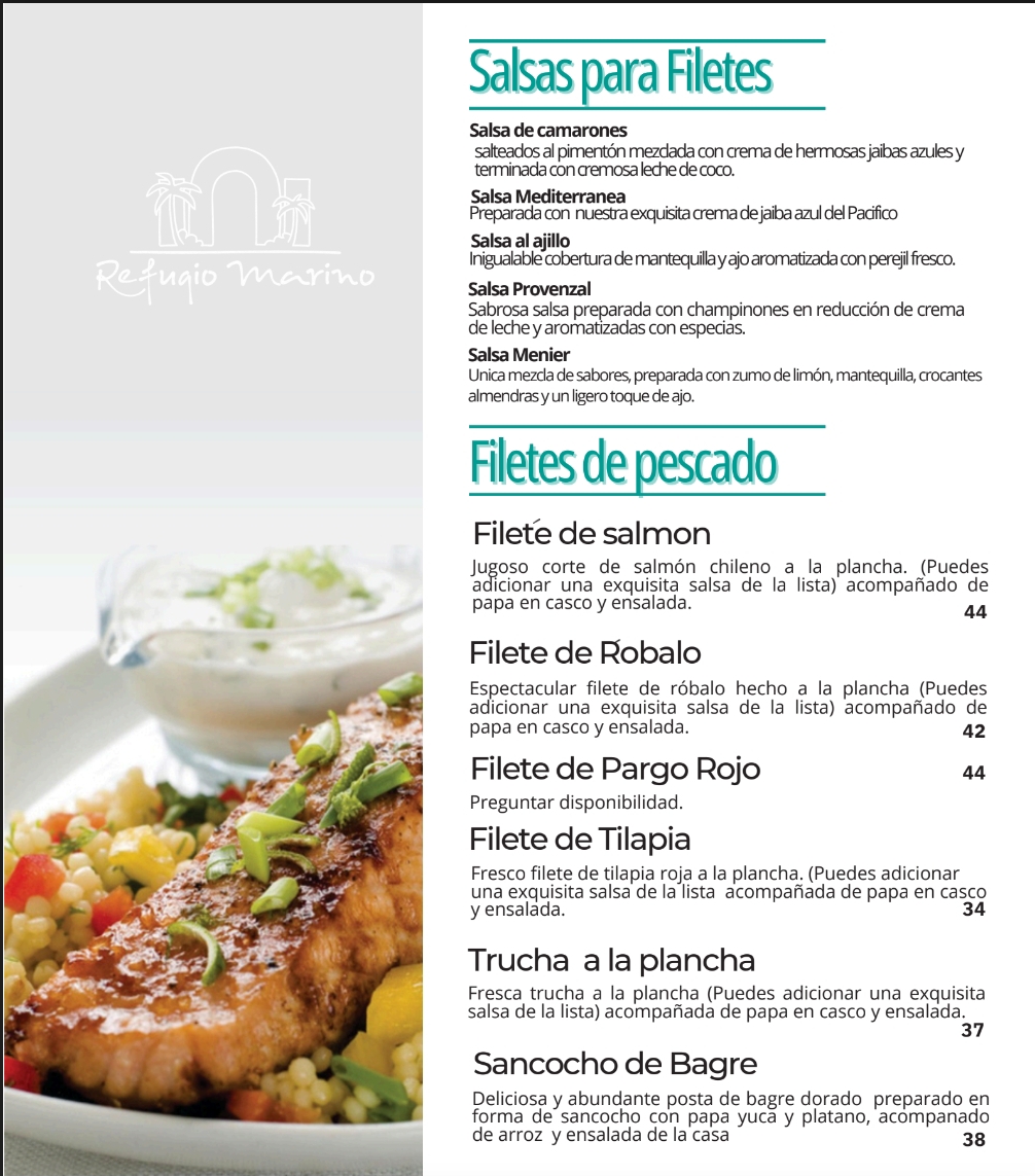 Refugio Marino Restaurante campestre Comida de Mar Photo Menu 6
