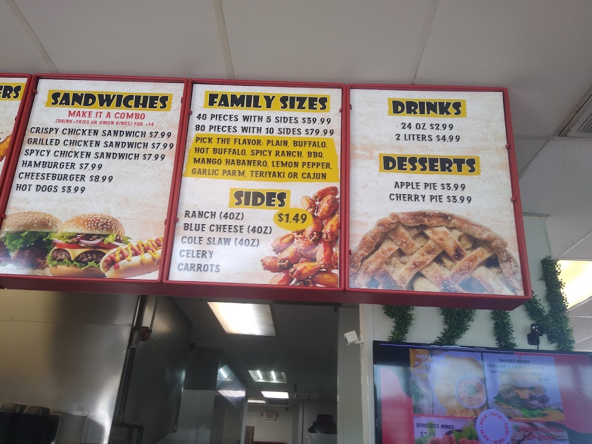 Papa’s Wings n Burgers Photo Menu 9