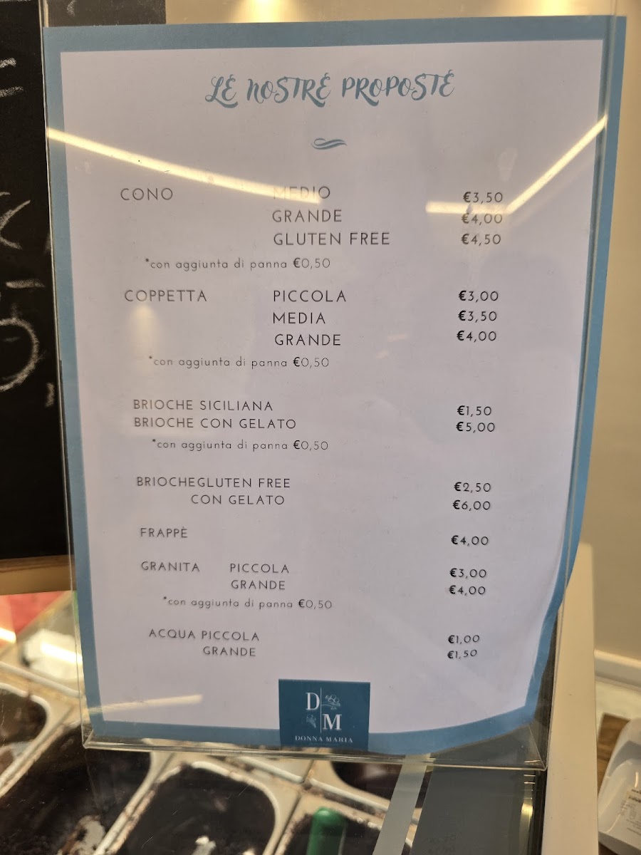 Donna Maria Gelateria Artigianale Photo Menu 3