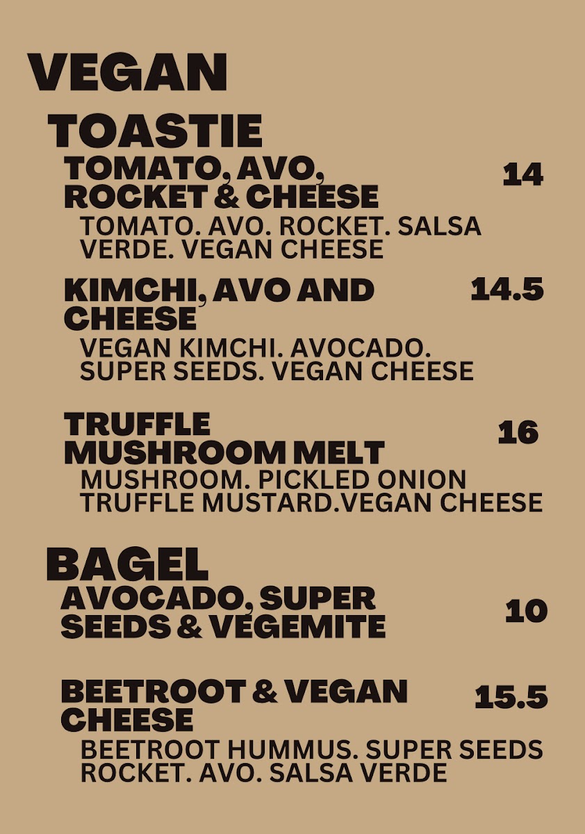 Brown deli Photo Menu 2