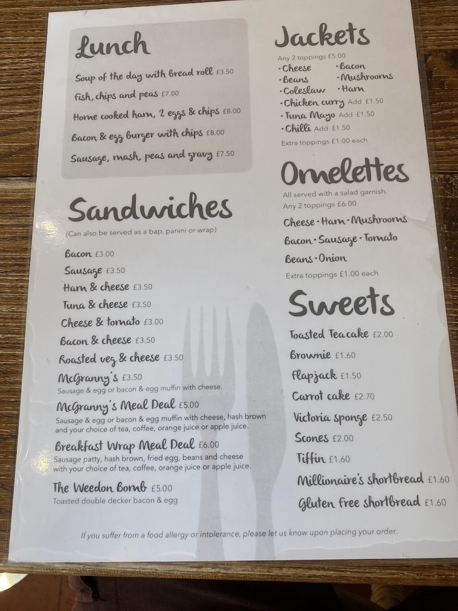 Granny's Cafe Photo Menu 6