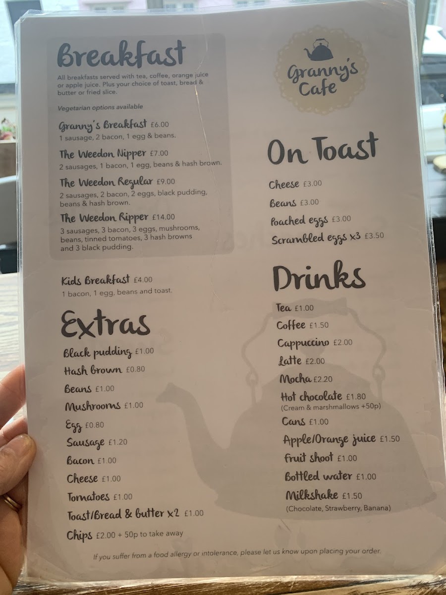 Granny's Cafe Photo Menu 9