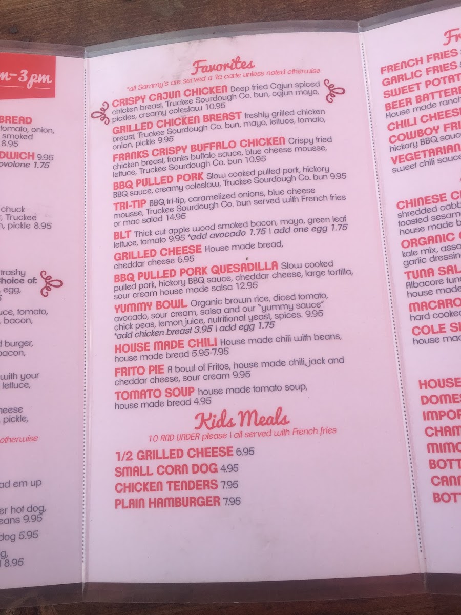 Bread & Butter Photo Menu 8