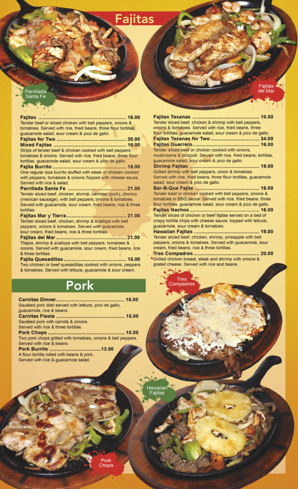 David's Santa Fe Mexican Grill Photo Menu 6