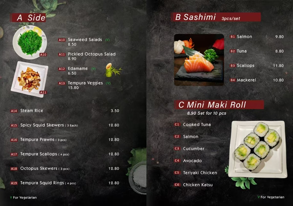 Maneki Japanese Restaurant Photo Menu 6