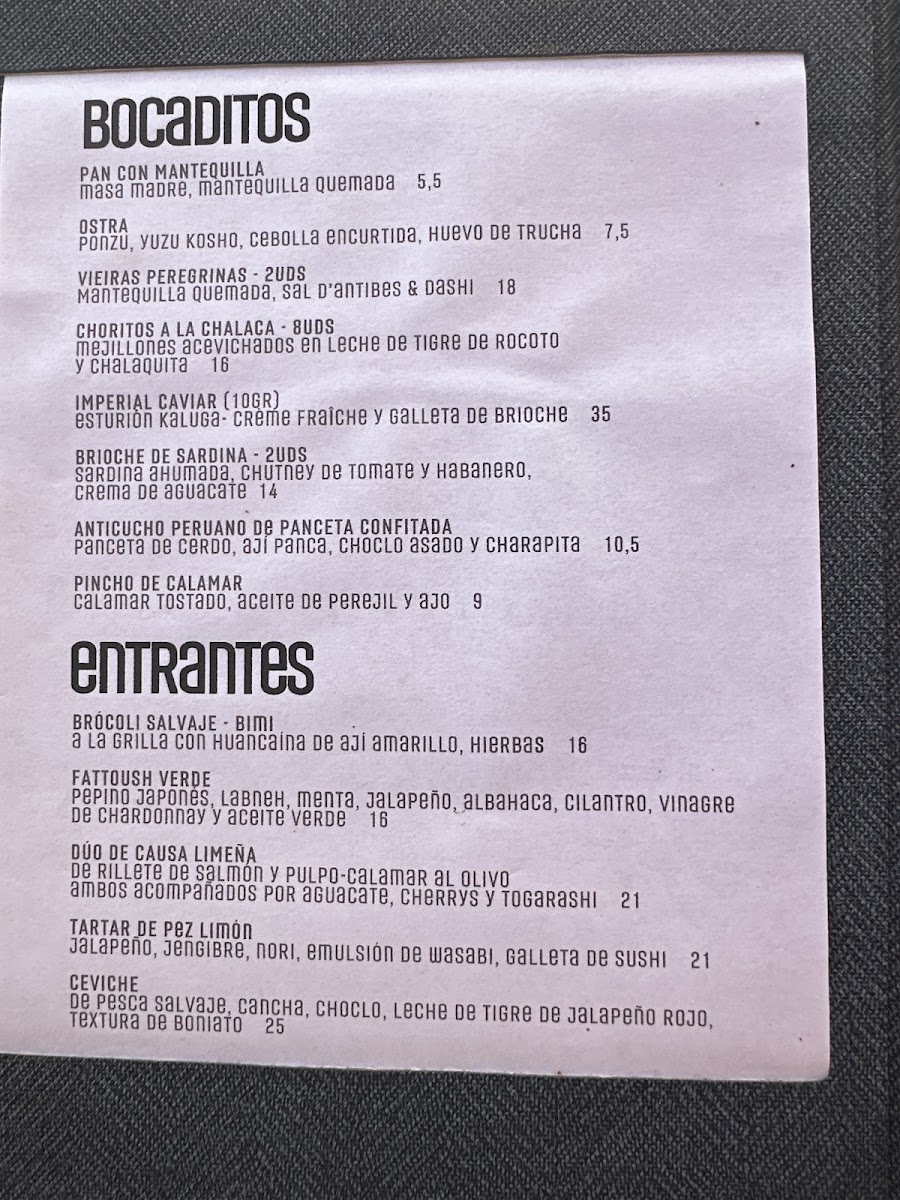 Lila Restaurant Fuengirola Photo Menu 2