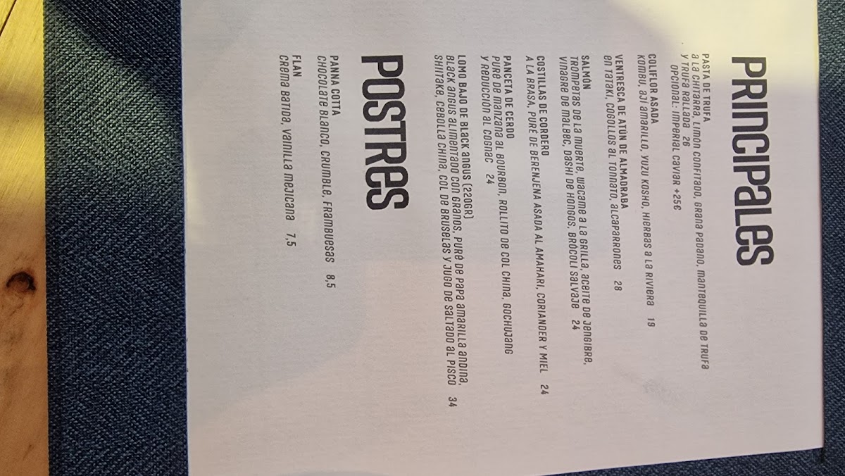 Lila Restaurant Fuengirola Photo Menu 9