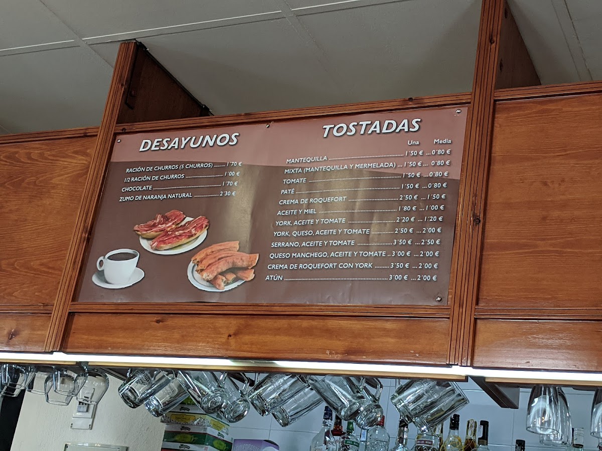 Churrería Las Cuatro Esquinas Photo Menu 3