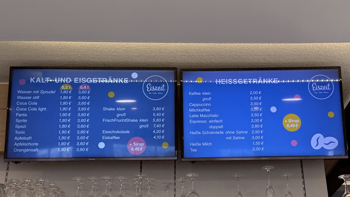 Eiszeit Photo Menu 2