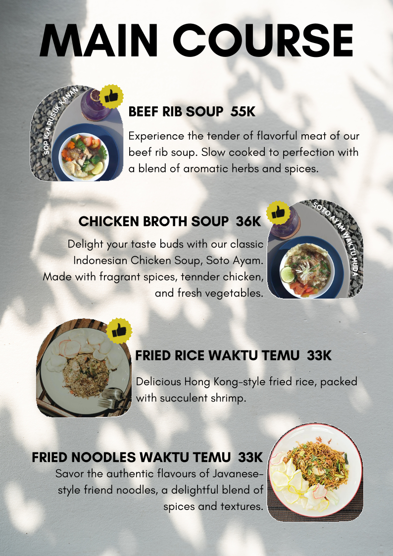 Waktu Temu Coffee & Eatery Photo Menu 10