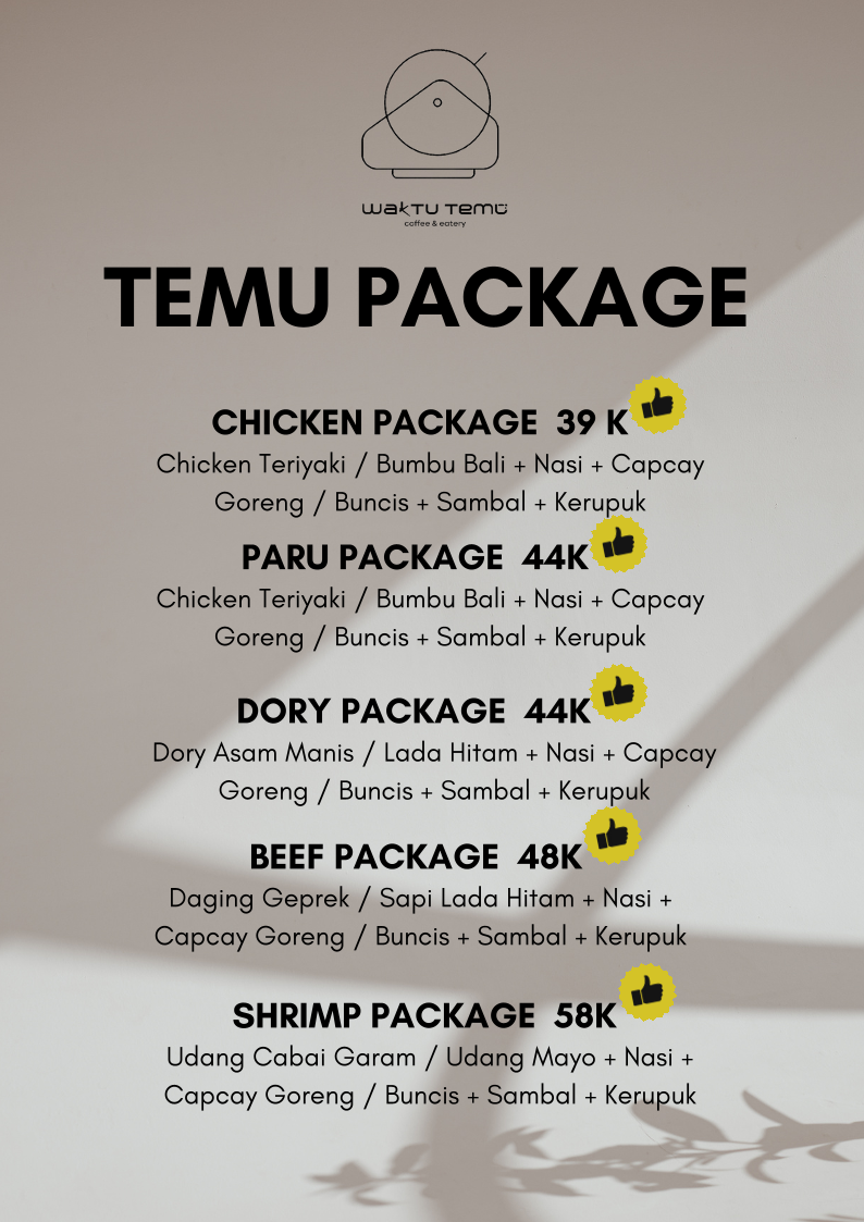 Waktu Temu Coffee & Eatery Photo Menu 5