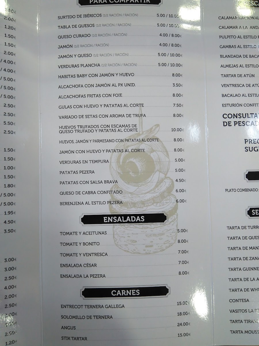 La Pezera Restaurante-Bar Photo Menu 10