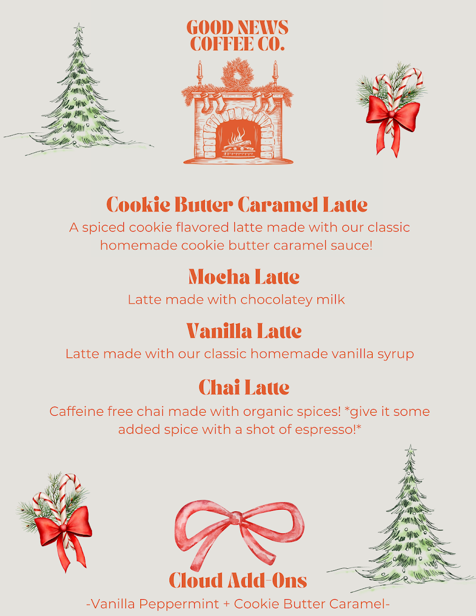 Good News Coffee Co. Photo Menu 3