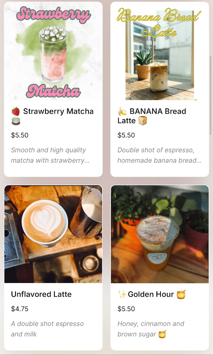 Good News Coffee Co. Photo Menu 4