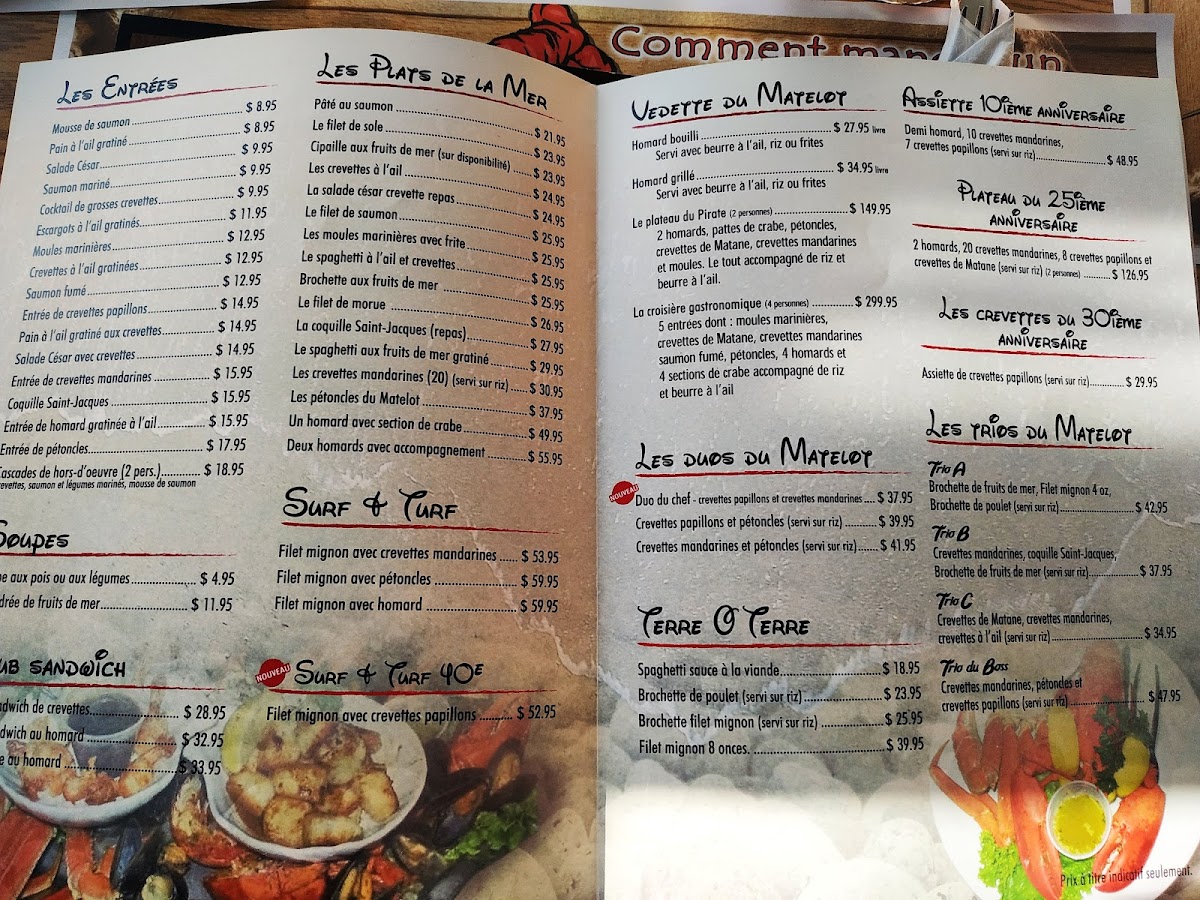 Restaurant Le Matelot Photo Menu 5