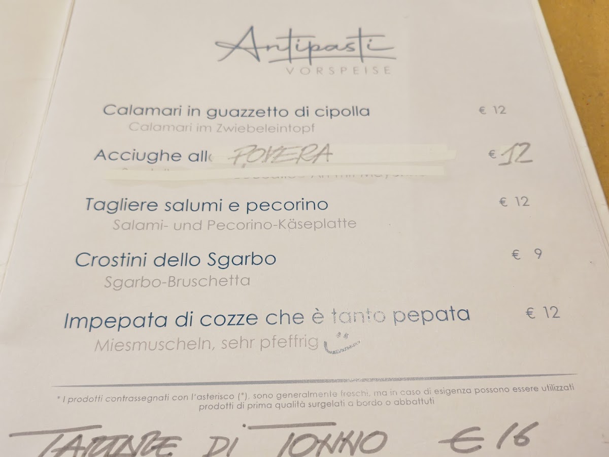 Ristorante lo Sgarbo Photo Menu 2