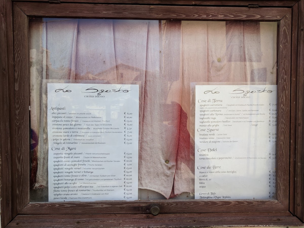 Ristorante lo Sgarbo Photo Menu 8