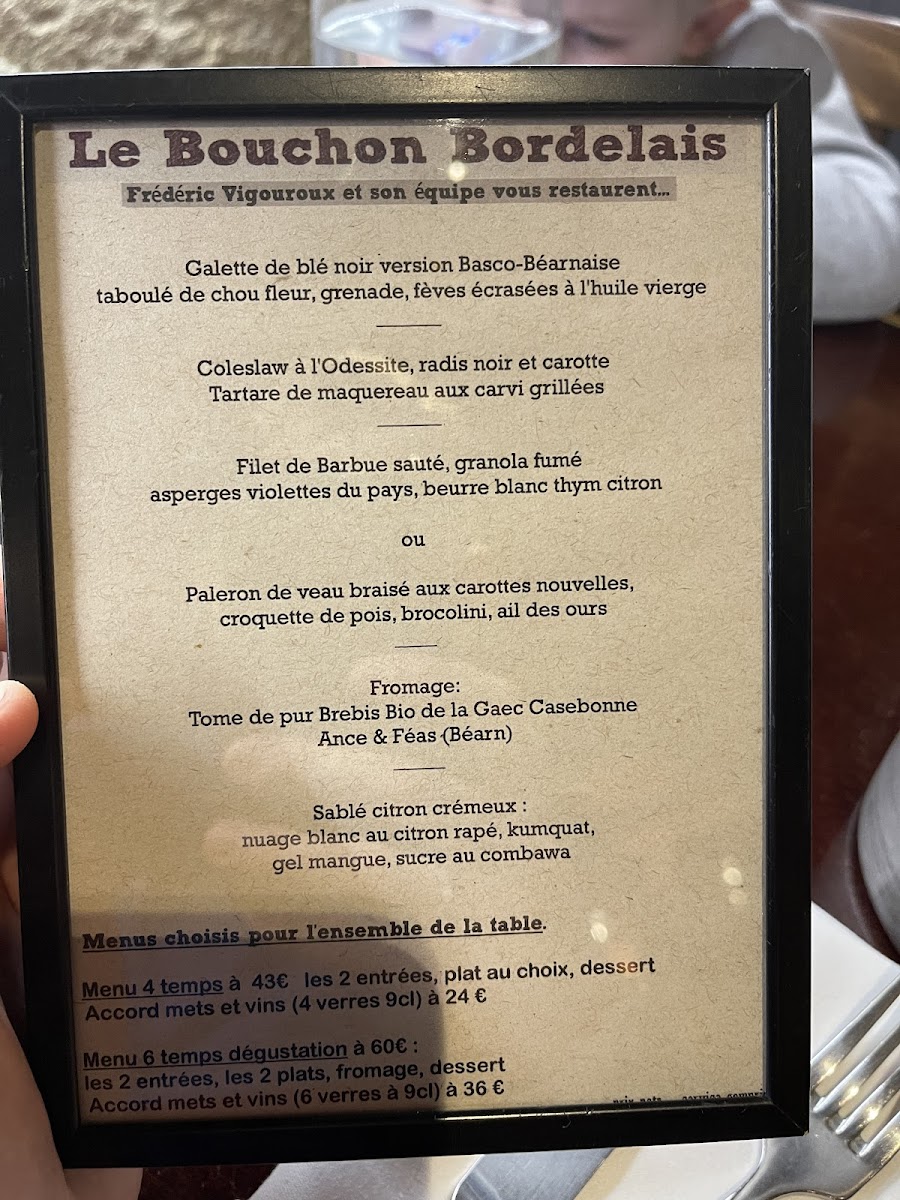Le Bouchon Bordelais Photo Menu 5