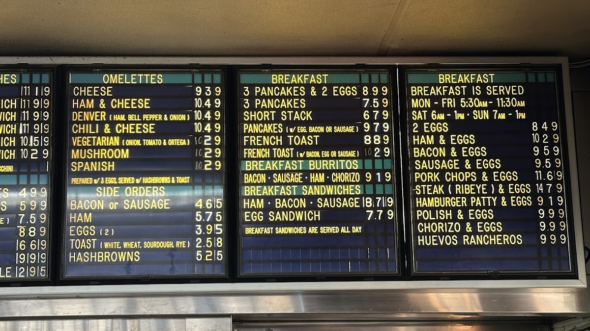 Hamburger Express Photo Menu 2