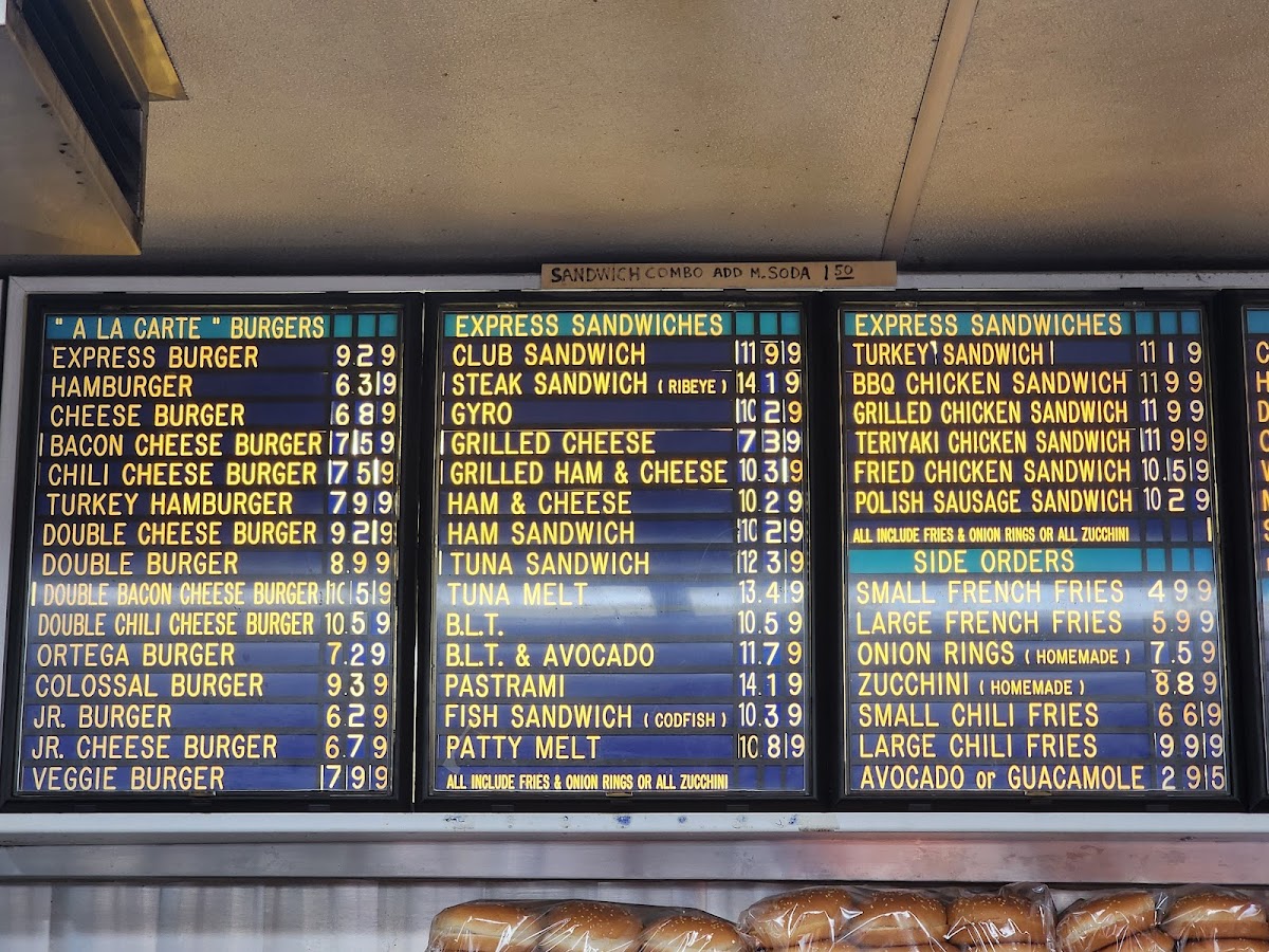 Hamburger Express Photo Menu 7