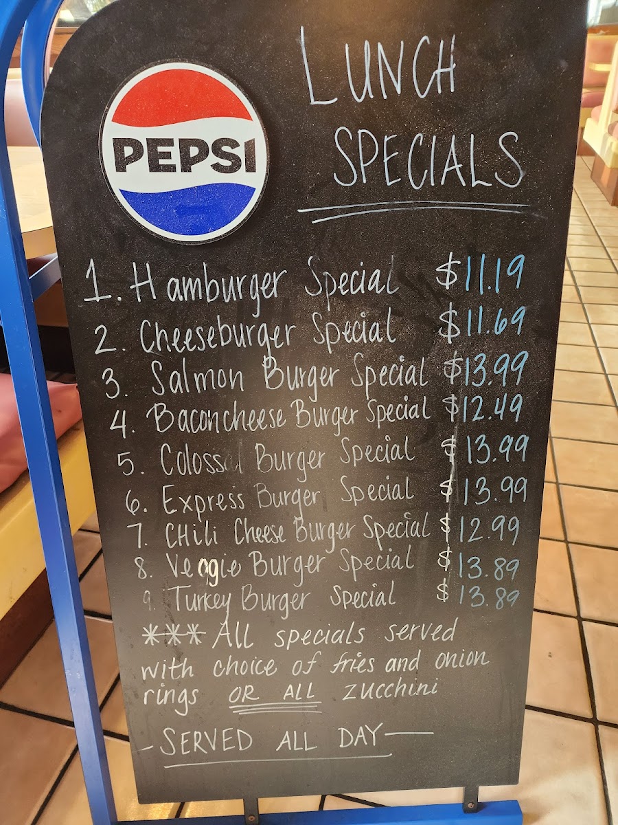 Hamburger Express Photo Menu 9