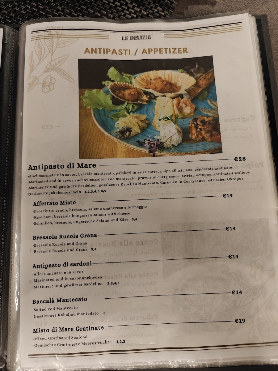 Ristorante Le Delizie Photo Menu 8