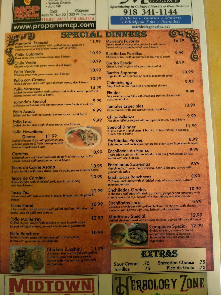 Las Parrillas Photo Menu 1