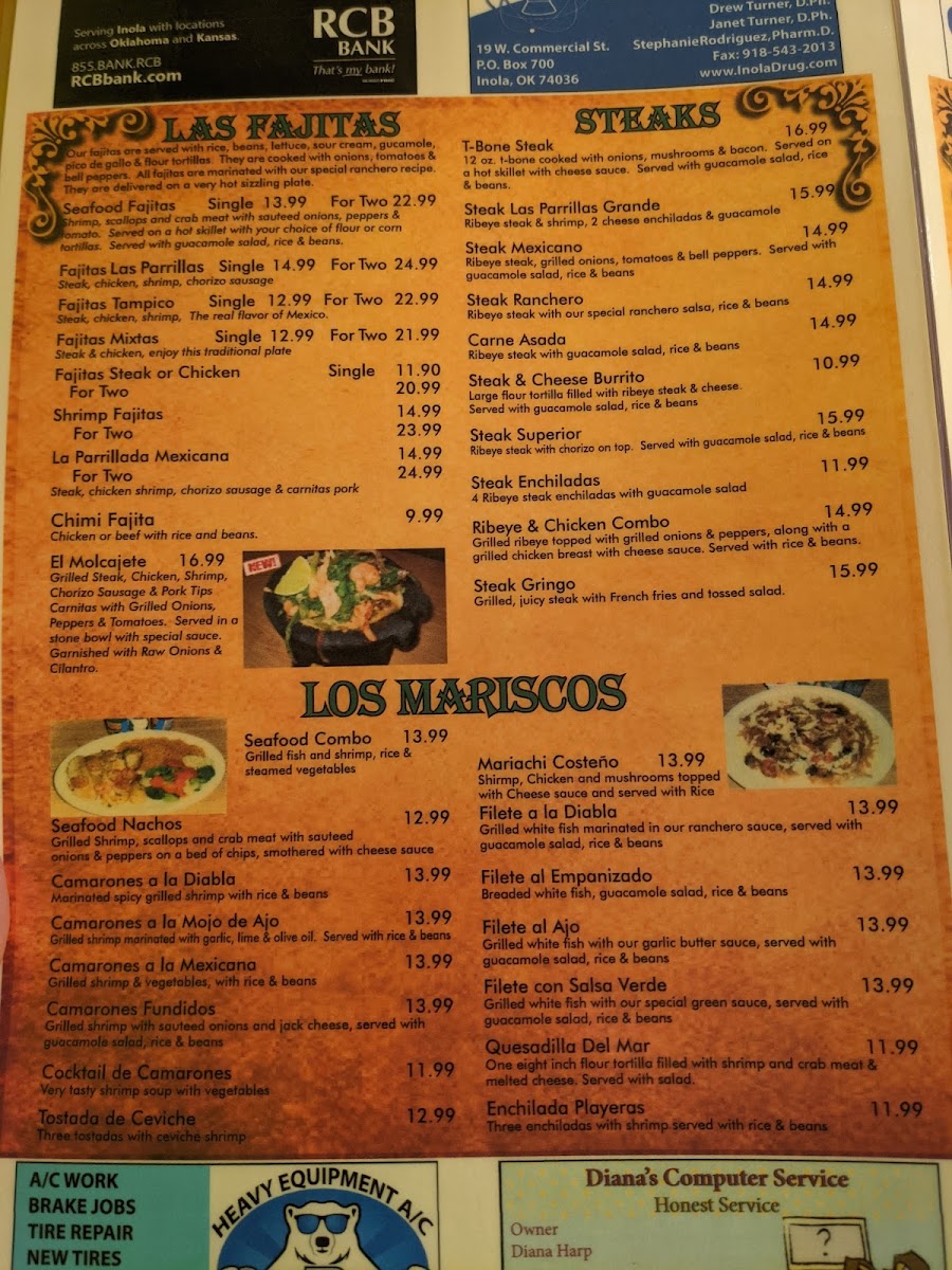 Las Parrillas Photo Menu 3