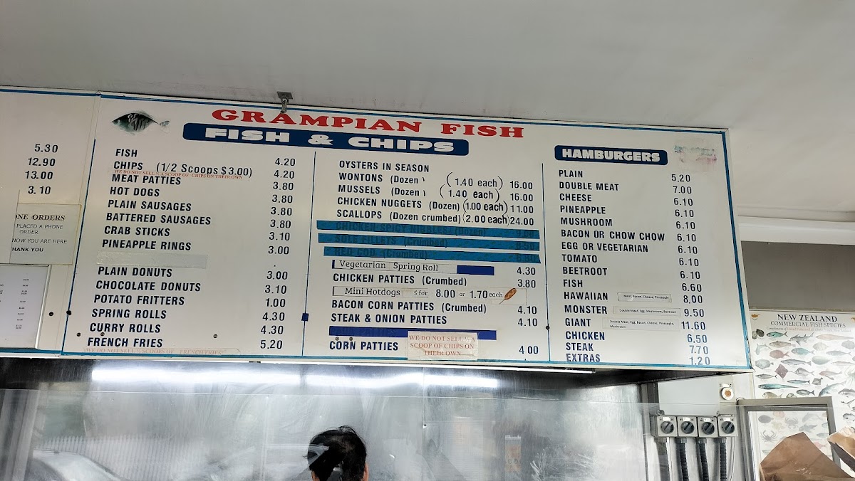 Grampian Fish & Chips Photo Menu 2