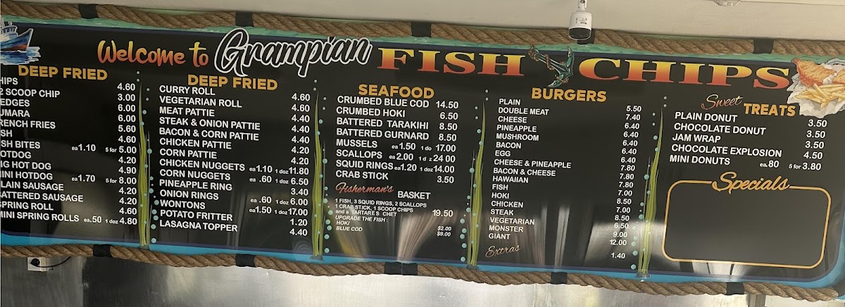 Grampian Fish & Chips Photo Menu 3