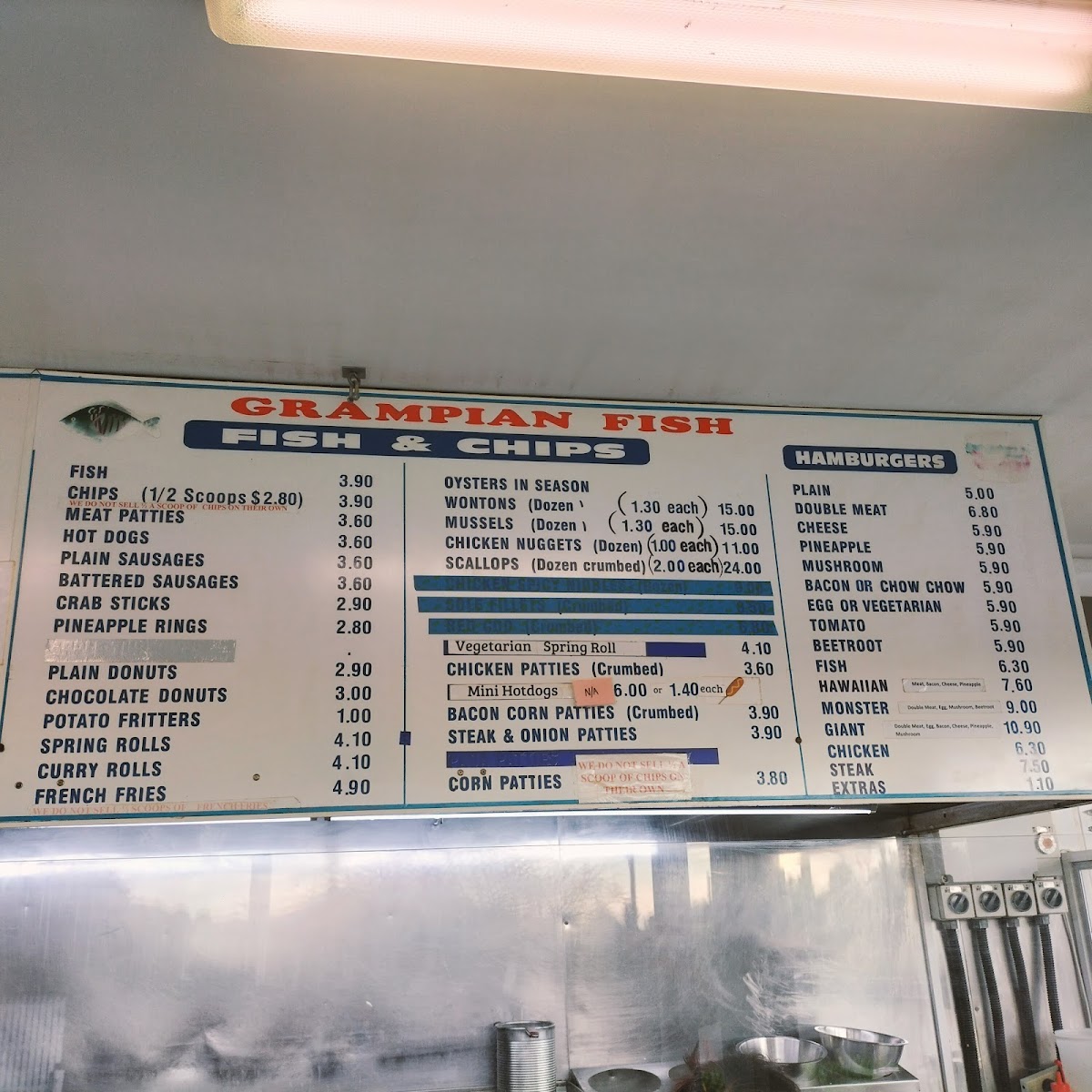 Grampian Fish & Chips Photo Menu 5