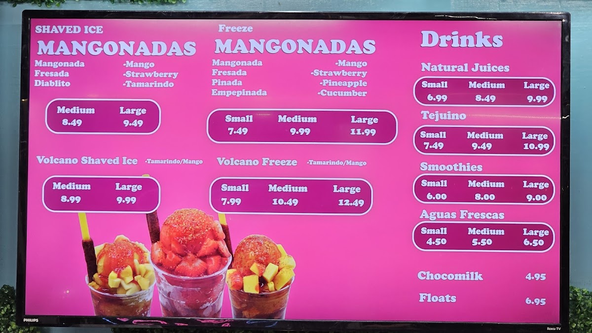 Sweets & Sugars Photo Menu 1