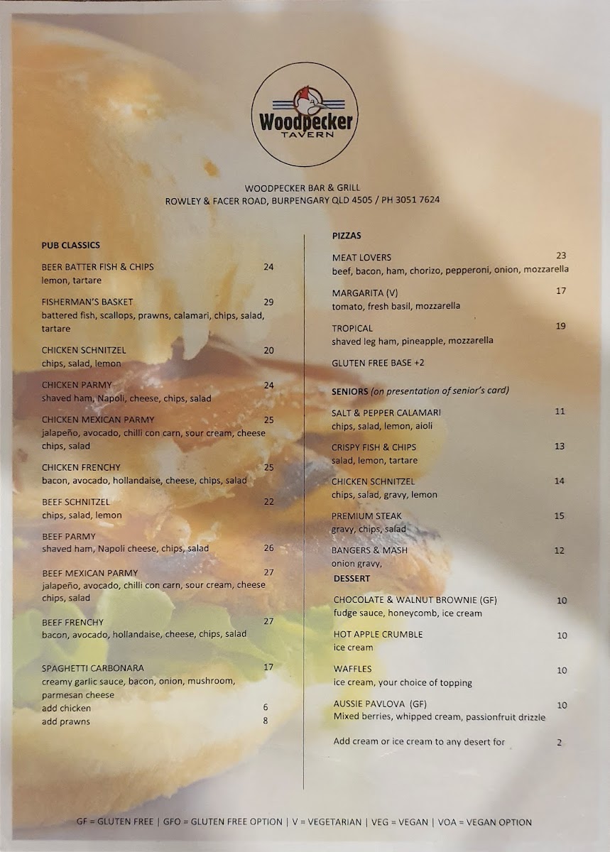 Woodpecker Bar & Grill Photo Menu 2