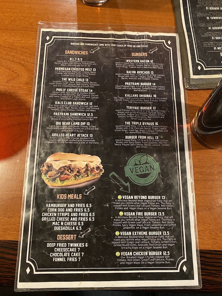Kallans Bar & Grill Photo Menu 10