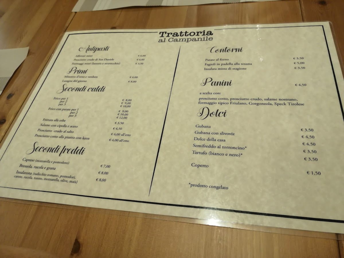 Al Campanile Photo Menu 5