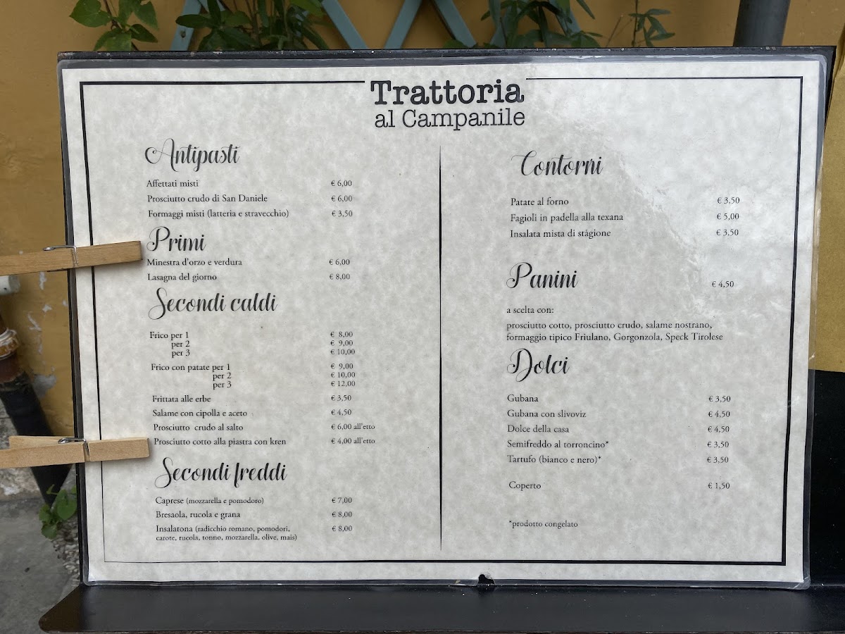 Al Campanile Photo Menu 7